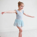 Ballerina Blossoms Swiss Dot Leotard