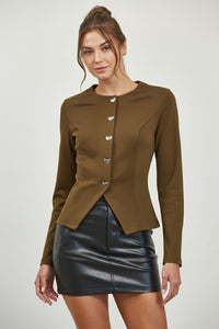 Metal Button Jacket