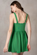 Corset Detail Flare Dress