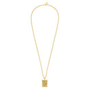 1 Bam Bird Mahjong Tile Long Necklace
