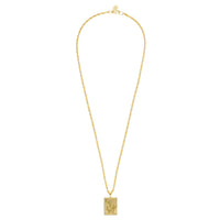 1 Bam Bird Mahjong Tile Long Necklace