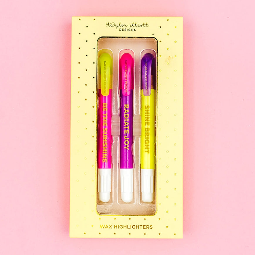 3-Piece Wax Highlighter Set