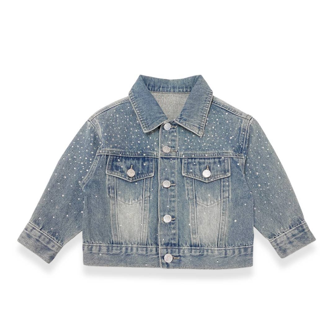Rhinestone Denim Jacket