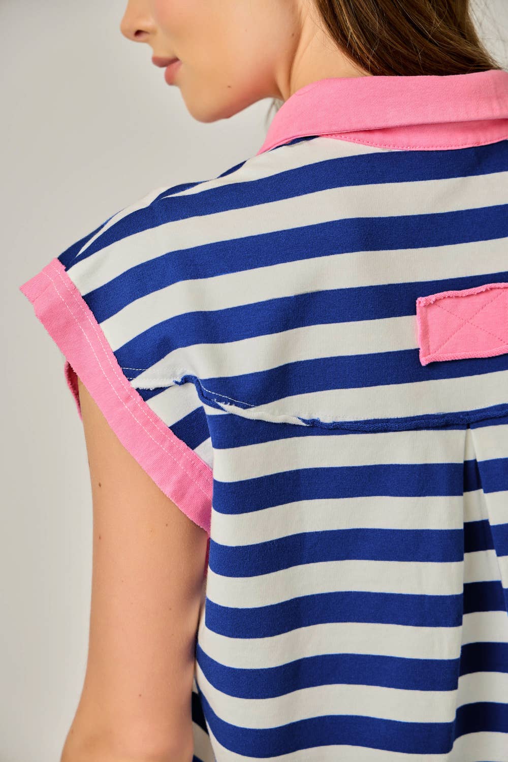 Stripe ColorBlock Tee