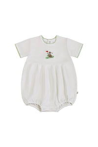 Barks & Birdies Embroidered Bubble Romper