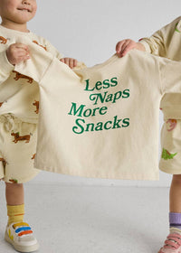 Less Naps More Snacks Oversized Tee