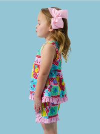 Picnic Party Top and Short Set