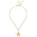 Star Paperclip Necklace