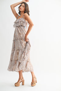 Bohemian Paisley Maxi Dress