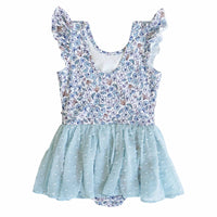 Ballerina Blossoms Swiss Dot Leotard
