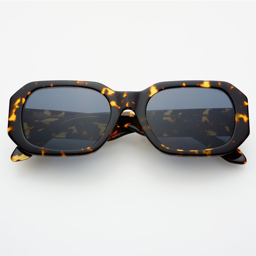 Onyx Acetate Womens Rectangular Sunglasses