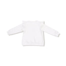 Candy Cane Ruffle Sweatshirt