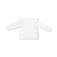 Candy Cane Ruffle Sweatshirt