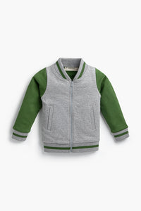 Dinosaur Embroidered Bomber Jacket