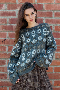 Fuzzy Nordic Sweater