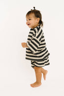 Midnight Stripe Slouchy Set