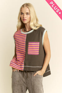 Striped Colorblocked Tank