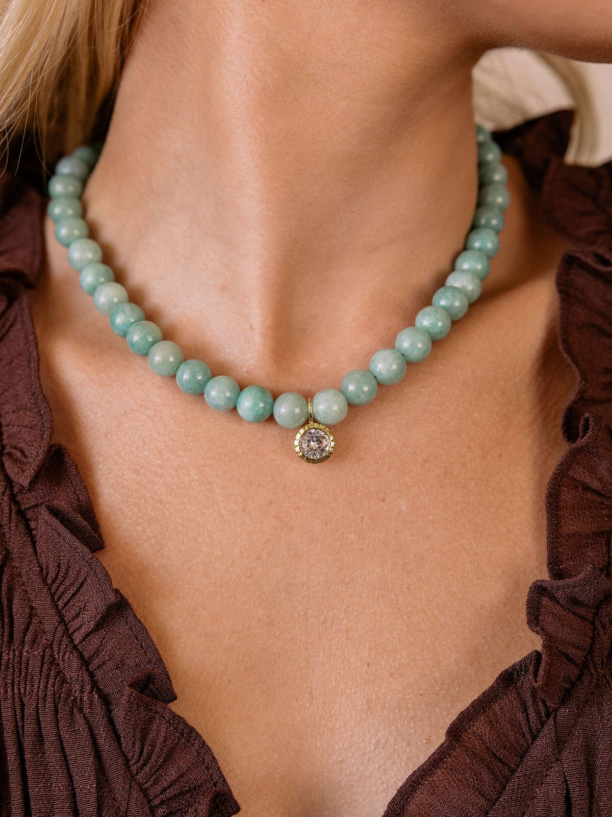 Kennedy Beaded Necklace- Marine