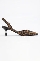 Leopard Kitten Heel