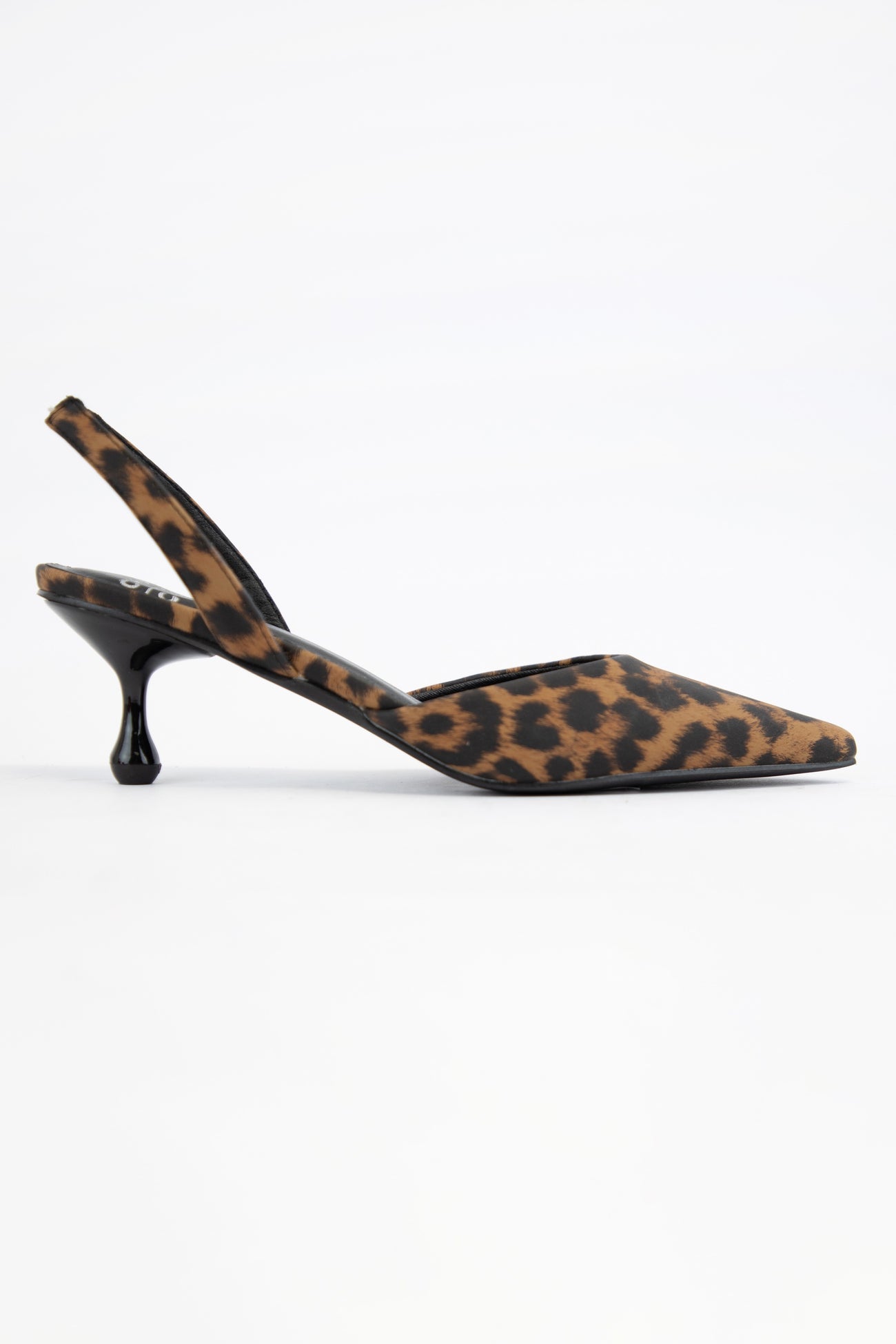 Leopard Kitten Heel