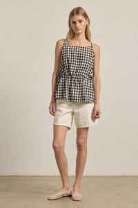 Gingham Sleeveless Top