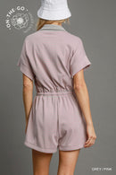 Striped Athletic Romper