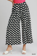 Wide Leg Polka Dot Pants