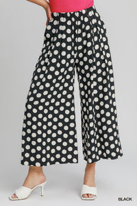 Wide Leg Polka Dot Pants