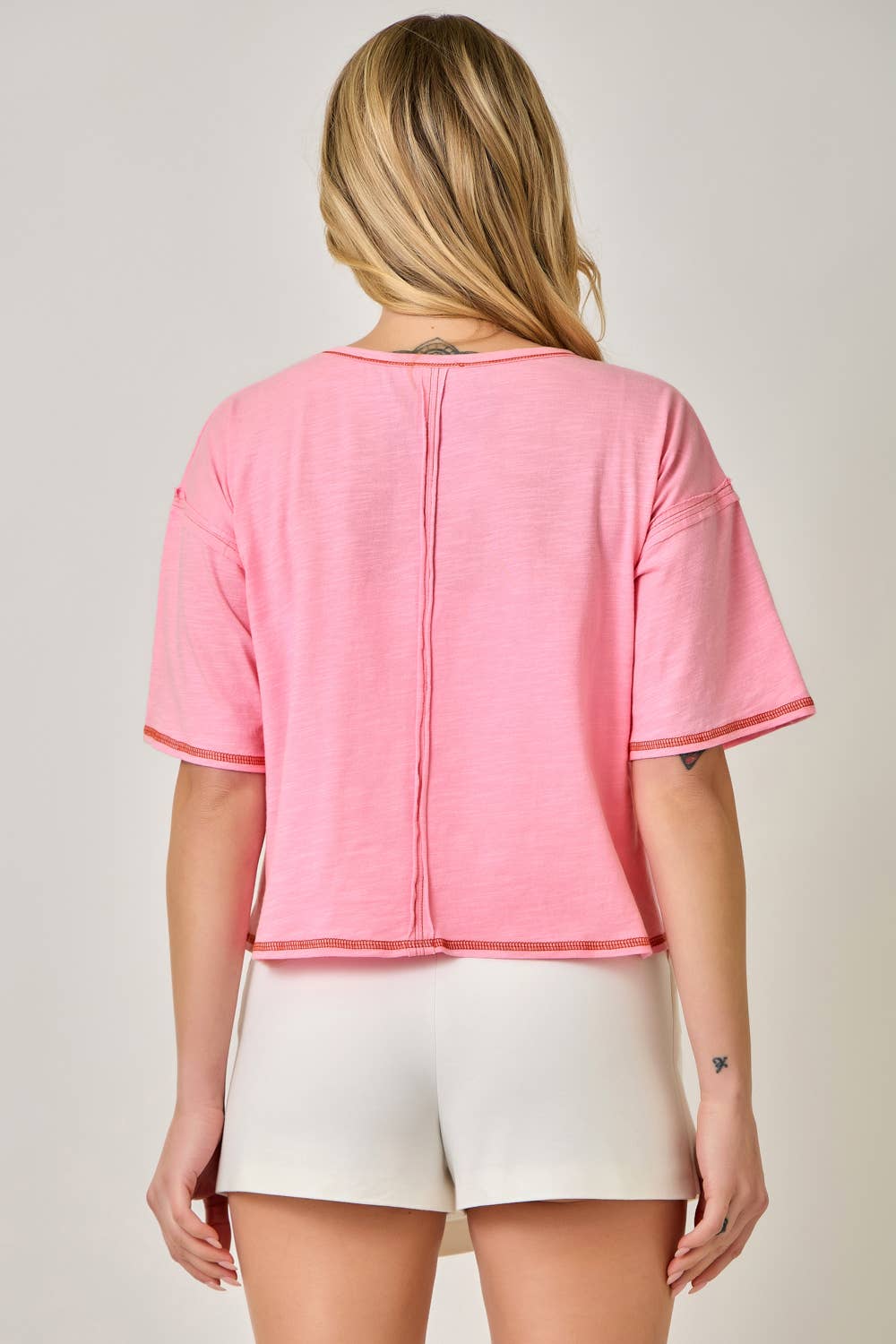 Floral Beaded Relaxed Tee