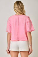 Floral Beaded Relaxed Tee