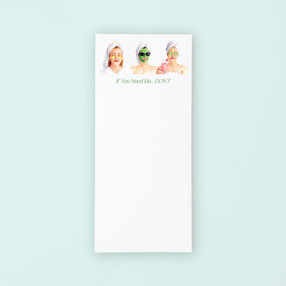 Spa Ladies List Pad