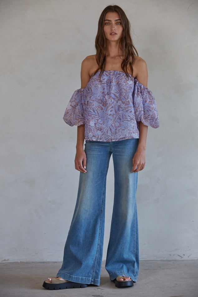 Floral Off-The-Shoulder Top
