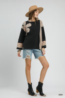 Terry Patchwork Sweatshirt