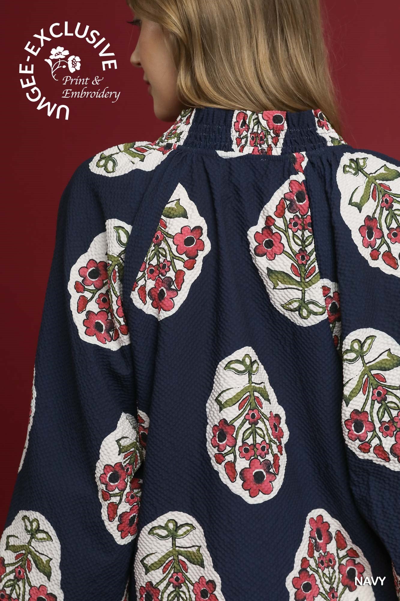 Boho Border Floral Tunic
