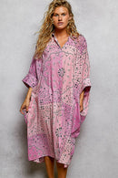 Bandana Print Maxi Dress