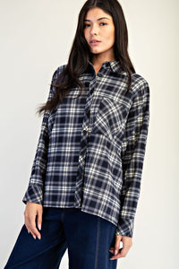 Plaid Button-Down
