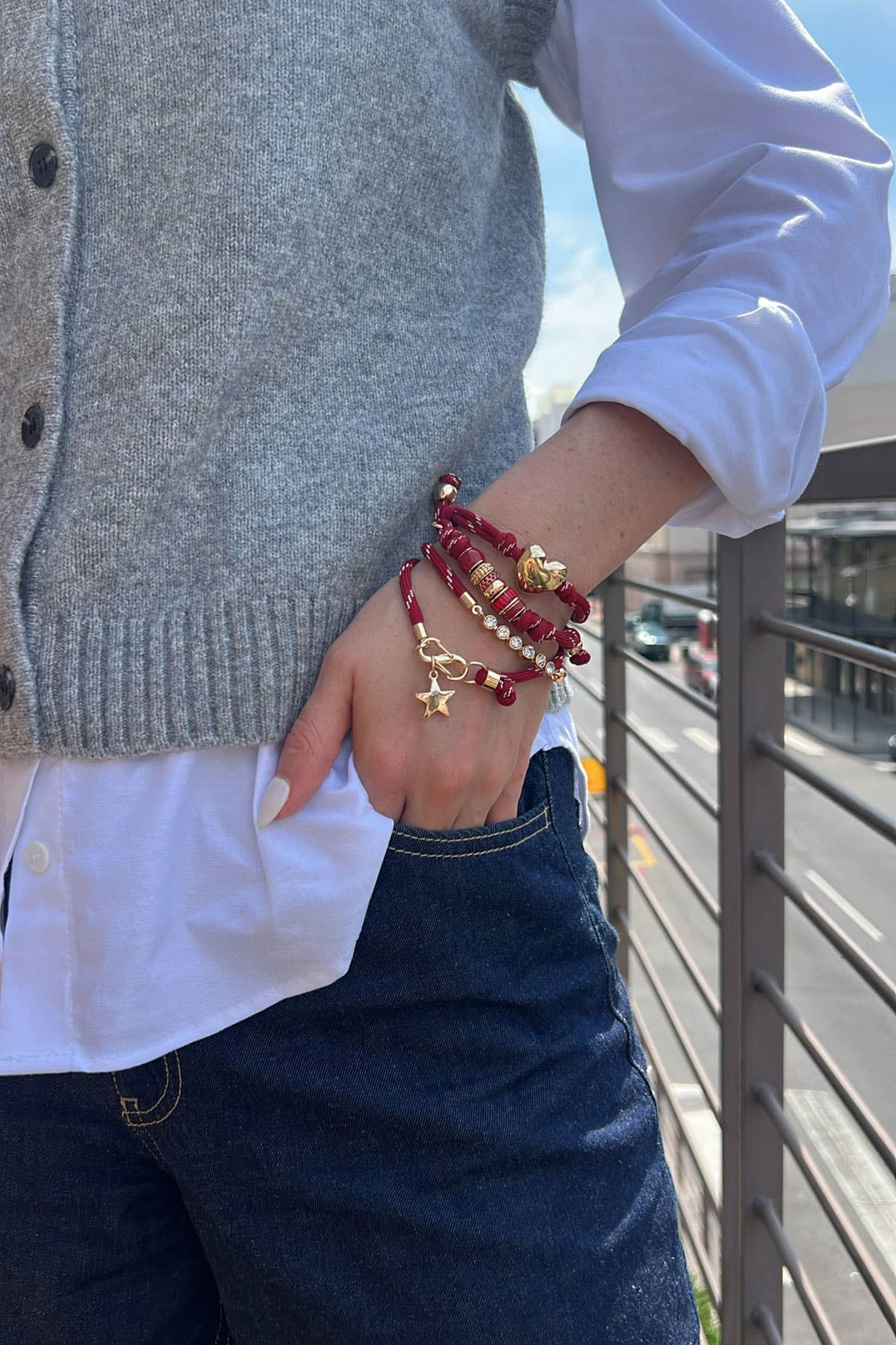 Puffy Heart Paracord Bracelet