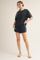 Lace Accent Short Set