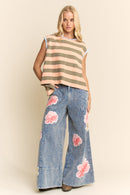 Striped Flare Tank