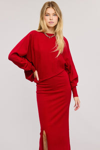 Asymmetrical Top & Skirt Set