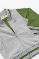 Dinosaur Embroidered Bomber Jacket