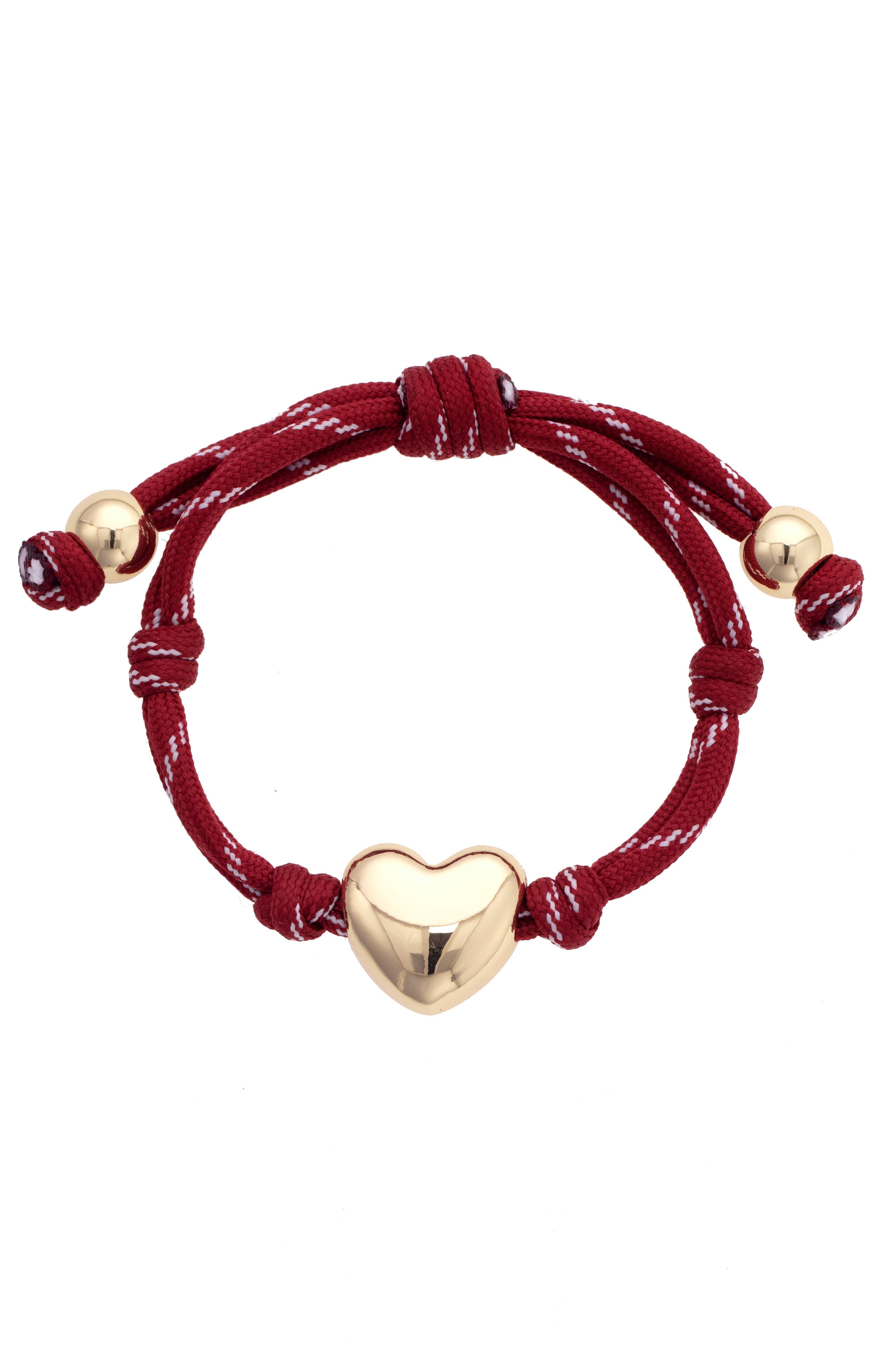 Puffy Heart Paracord Bracelet