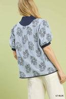 Embroidered Floral Blouse