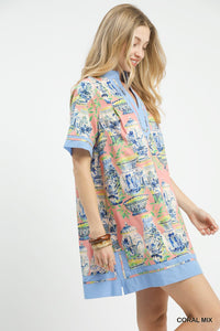 Vase Icon Mini Dress