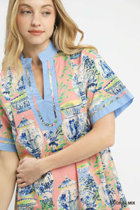 Vase Icon Mini Dress