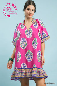 Floral Icon Mini Dress