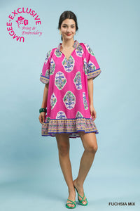 Floral Icon Mini Dress