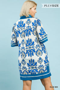 Scallop Detail Mini Dress