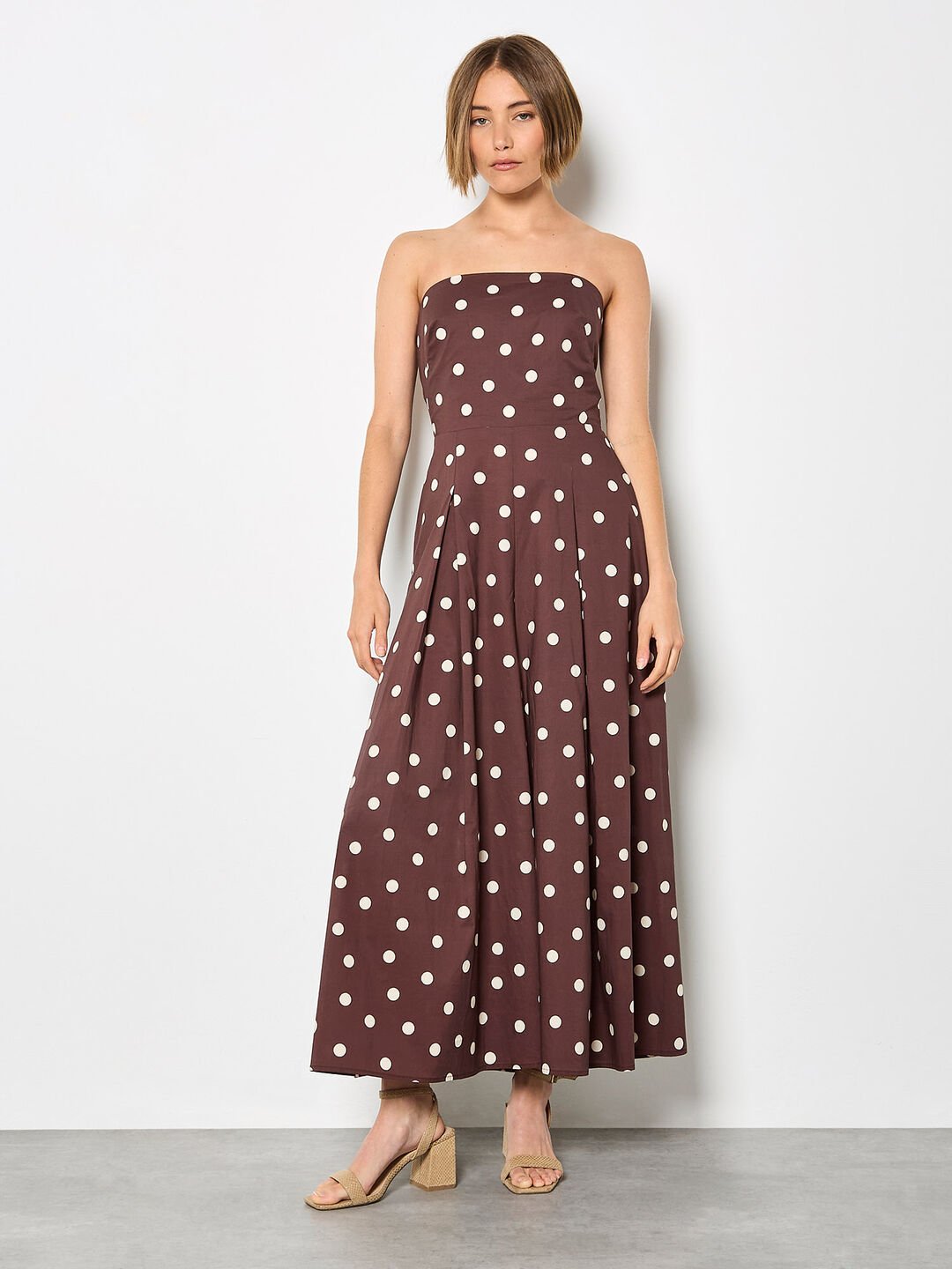 Polka Dot Wide Leg Jumpsuit