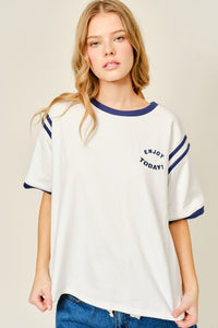 "Enjoy Today" Oversized Tee